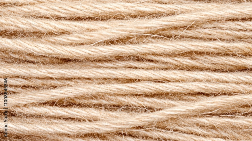 Close-Up Texture of Twisted Natural Fiber Rope Close-Up Texture of Twisted Natural Fiber Rope