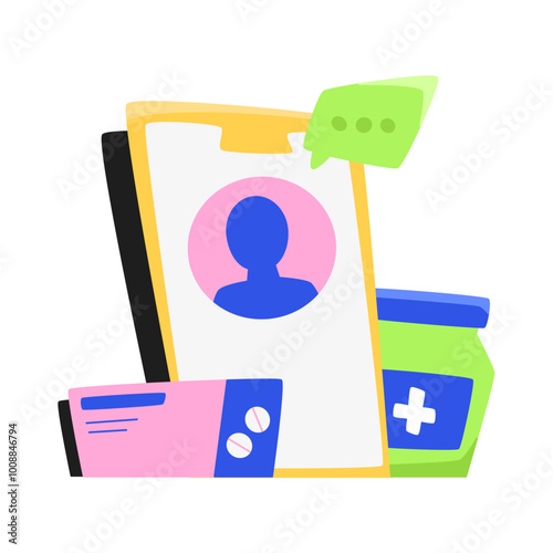 Online doctor consultation on the phone and medications