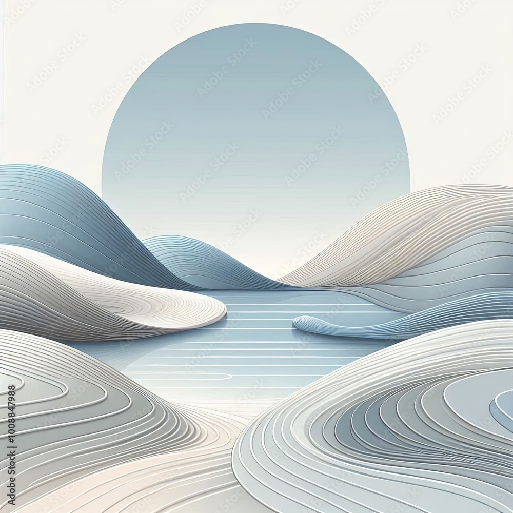 Naklejka premium Scandinavian Style for Modern Office Interior