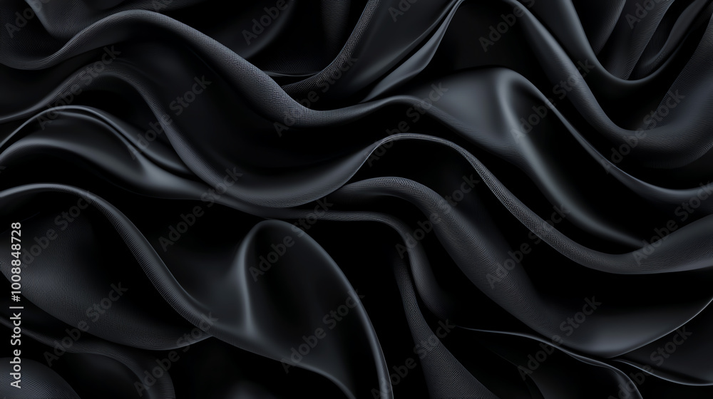 Obraz premium Black tone abstract background with subtle textures, blending soft and rough elements for a dynamic look