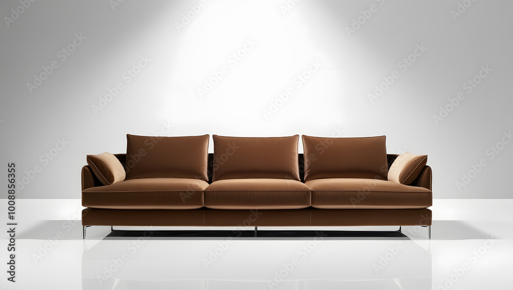Obraz premium white sofa in a room