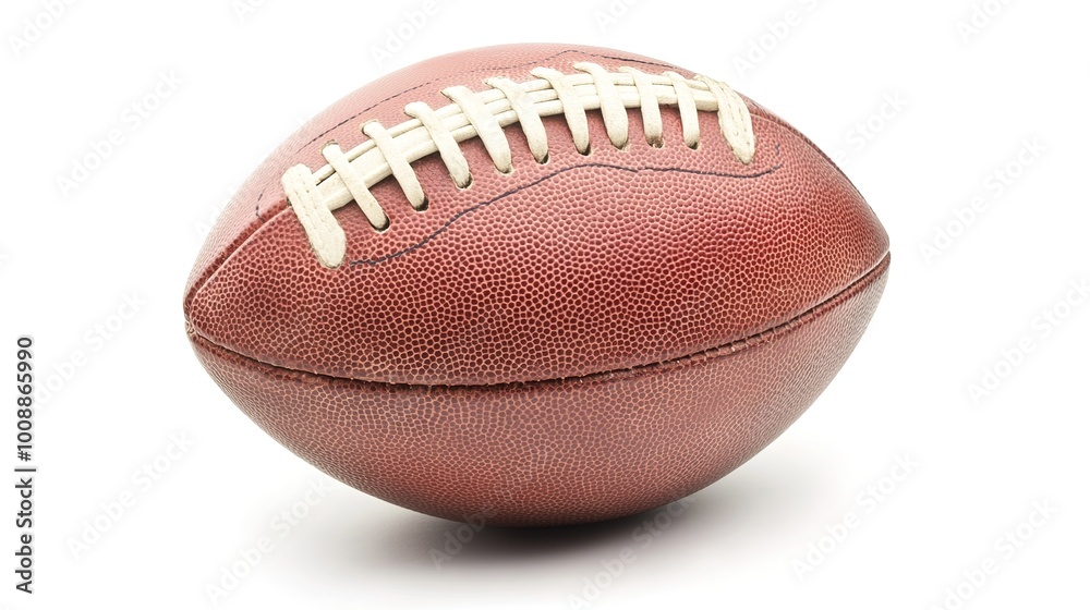 Classic Football on White Background,This image features a classic football, isolated against a clean white background. The design highlights the ball's black and white hexagonal pattern, Classic Football on White Background,This image features a classic football, isolated against a clean white background. The design highlights the ball's black and white hexagonal pattern,