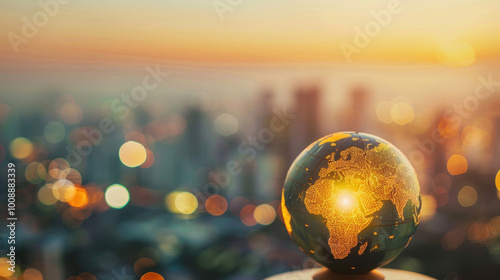 A global wealth management firm discussing strategies for international investments, focusing on emerging markets and sustainable growth.