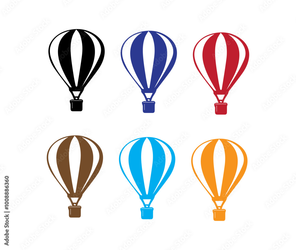 Multiple color set of air balloons Multiple color set of air balloons