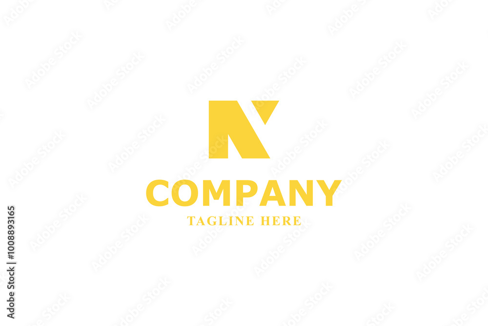 letters a n k yellow modern logo letters a n k yellow modern logo