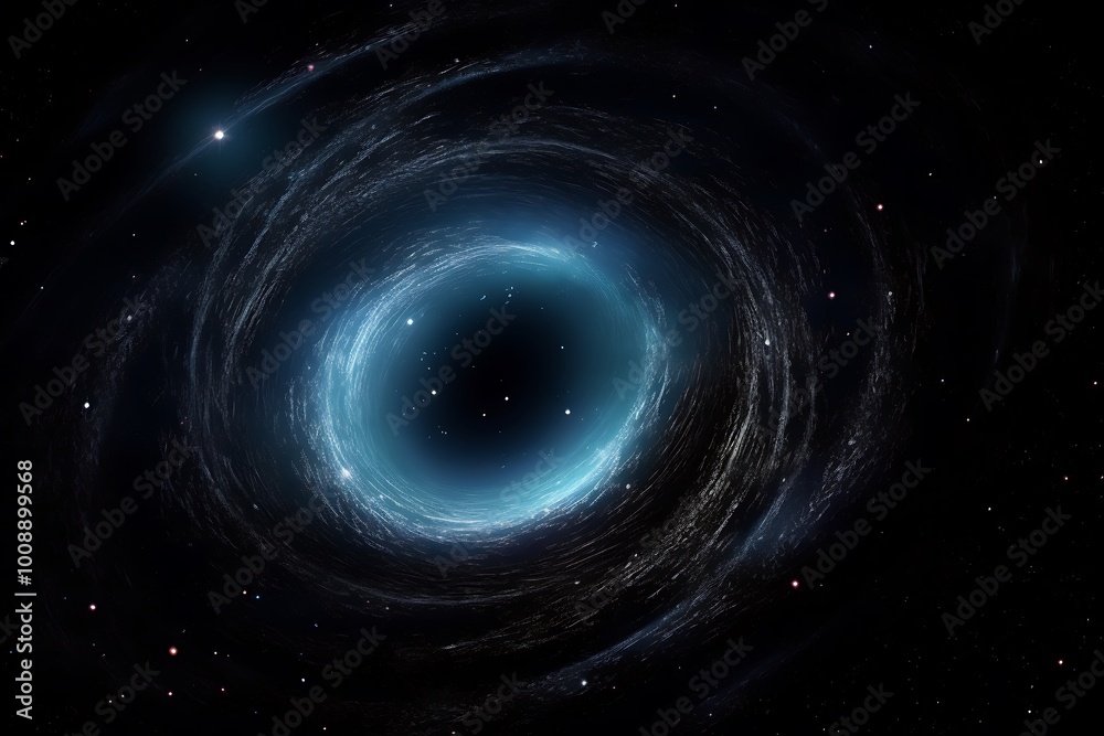 Obraz premium Celestial Eye: Glimpse into the Galactic Core 