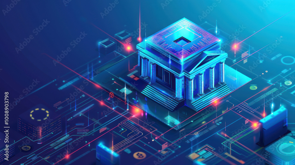 A high-tech banking system using AI, blockchain, and biometric security to enhance customer experience and safeguard transactions. A high-tech banking system using AI, blockchain, and biometric security to enhance customer experience and safeguard transactions.