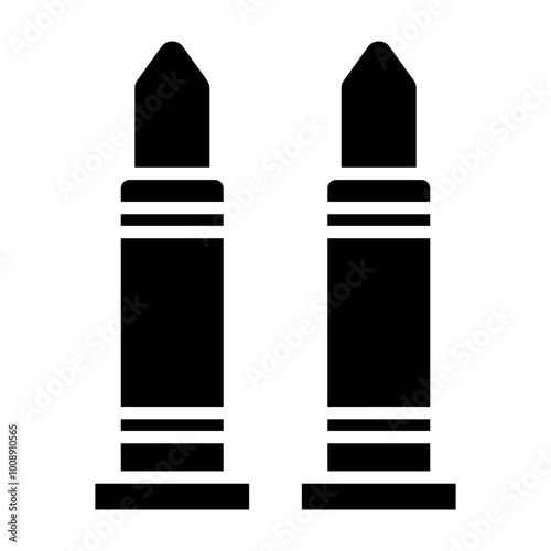 Ammo Glyph Icon Design