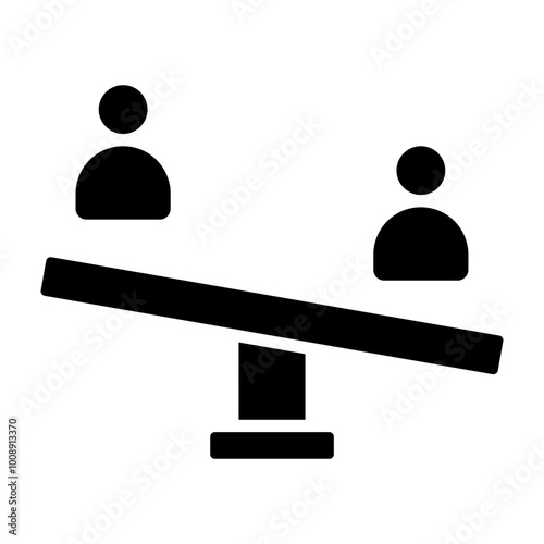 Balance Glyph Icon Design