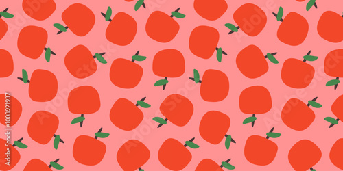 tomato pattern Background. flat illustration tomato background. seamless pattern tomato. tomato flat illustration background. seamless pattern of tomato.
