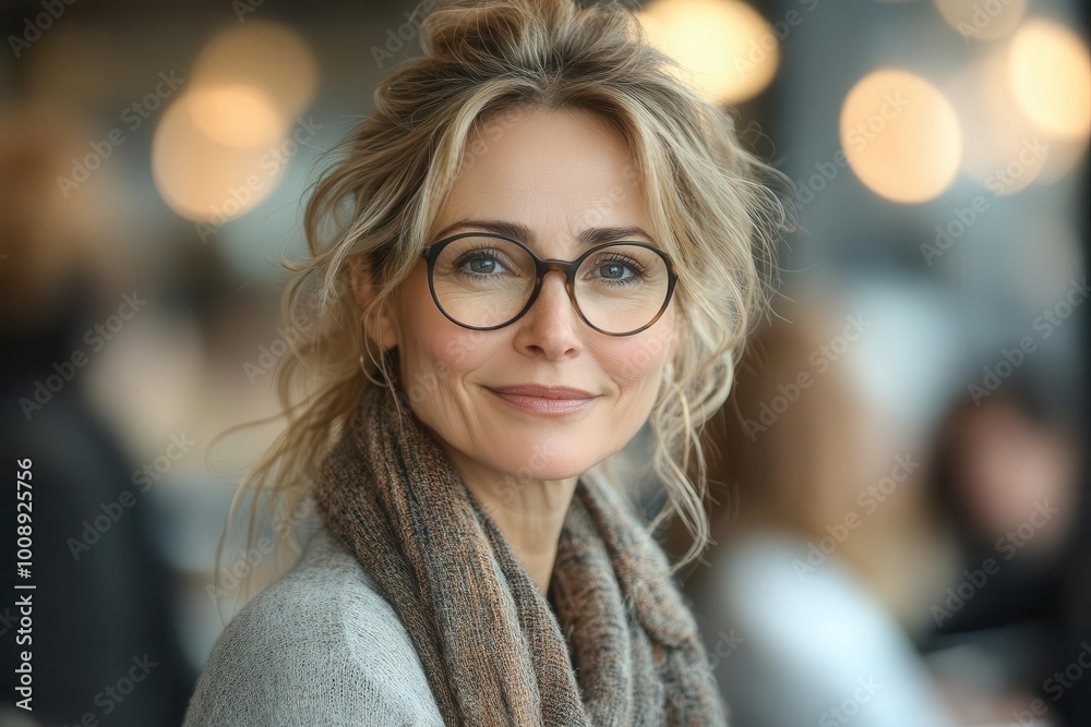 professional and polished scene of a smiling middleaged businesswoman leading a meeting with her clients set in a modern office environment emphasizing collaboration and engagement professional and polished scene of a smiling middleaged businesswoman leading a meeting with her clients set in a modern office environment emphasizing collaboration and engagement