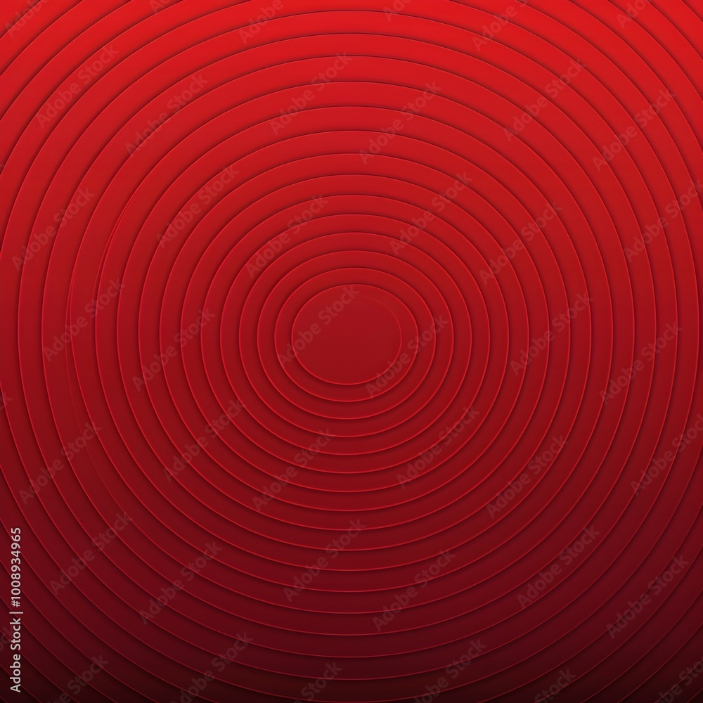 Mesmerizing Radial Gradient Circles Creating Hypnotic Ripple Effect on Red Background Mesmerizing Radial Gradient Circles Creating Hypnotic Ripple Effect on Red Background