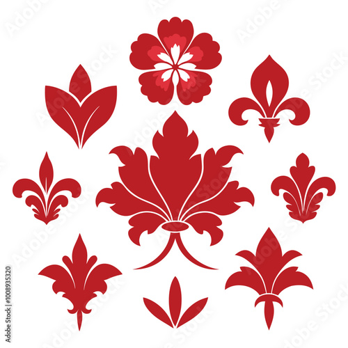 This exquisite collection of vintage Victorian flowers clip art captures the elegance of the past with intricate floral designs. Perfect for invitations, crafts, or vintage-themed projects.