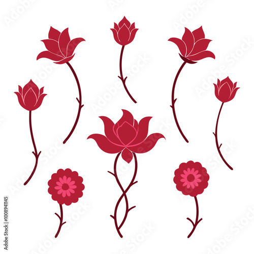 This exquisite collection of vintage Victorian flowers clip art captures the elegance of the past with intricate floral designs. Perfect for invitations, crafts, or vintage-themed projects.