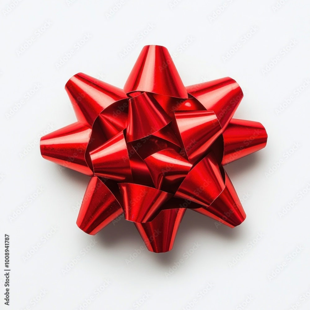 Christmas Red gift bow red decoration appliance. Christmas Red gift bow red decoration appliance.