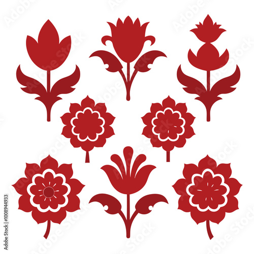 This exquisite collection of vintage Victorian flowers clip art captures the elegance of the past with intricate floral designs. Perfect for invitations, crafts, or vintage-themed projects.