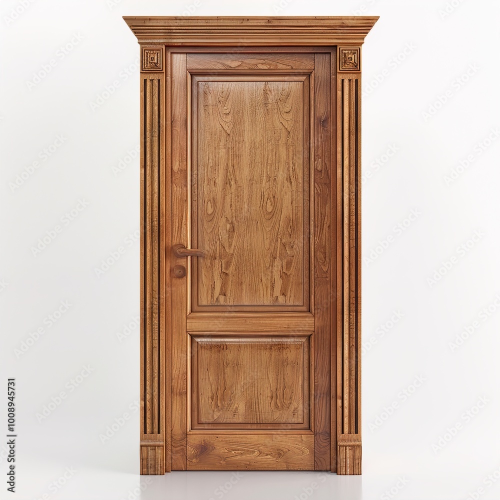 side view isolated wooden door isolated side view isolated wooden door isolated
