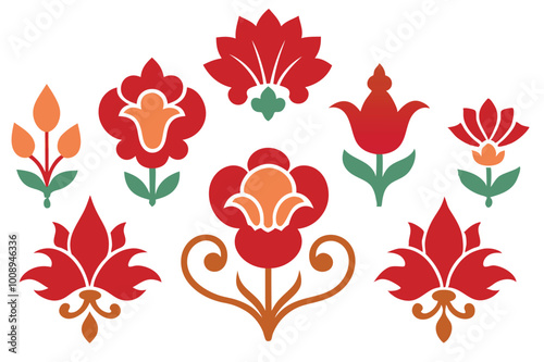 This exquisite collection of vintage Victorian flowers clip art captures the elegance of the past with intricate floral designs. Perfect for invitations, crafts, or vintage-themed projects.