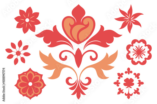 This exquisite collection of vintage Victorian flowers clip art captures the elegance of the past with intricate floral designs. Perfect for invitations, crafts, or vintage-themed projects.