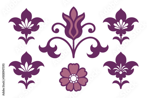 This exquisite collection of vintage Victorian flowers clip art captures the elegance of the past with intricate floral designs. Perfect for invitations, crafts, or vintage-themed projects.