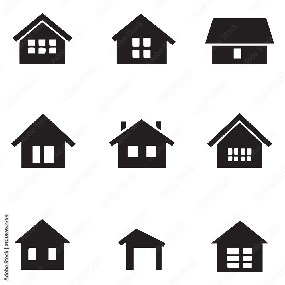 House icon isolated on white background House icon isolated on white background