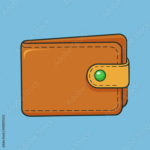 vector illustration of wallet