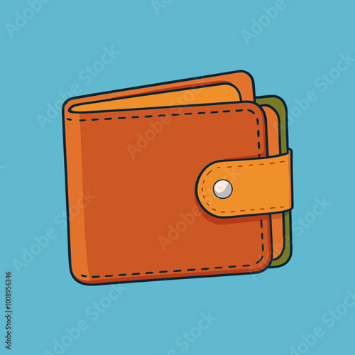 vector illustration of wallet