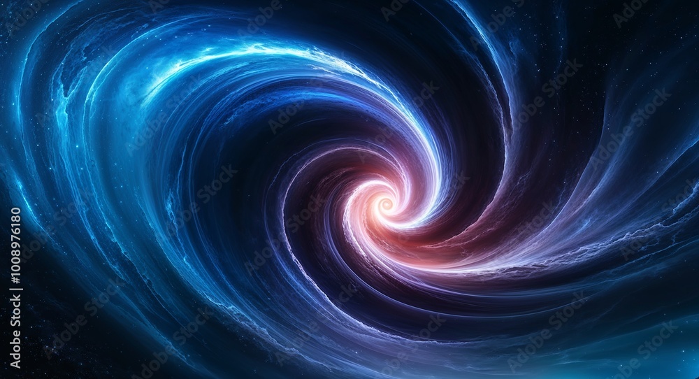 Deep blue cosmic swirl creating a stunning abstract background Deep blue cosmic swirl creating a stunning abstract background