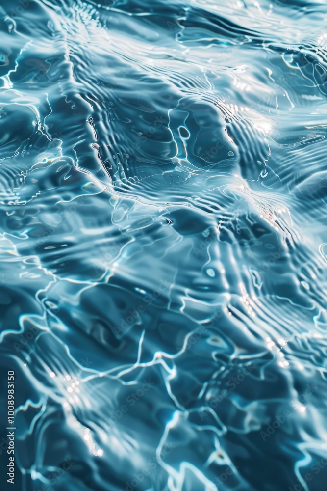 Close-up of water with ripples in a pool, ideal for use in lifestyle or still life compositions Close-up of water with ripples in a pool, ideal for use in lifestyle or still life compositions