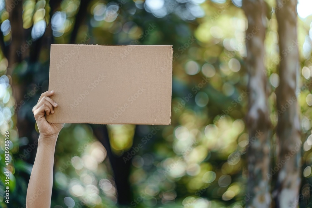 A person holds up a piece of paper for everyone to see, often used as a symbol of importance or announcement A person holds up a piece of paper for everyone to see, often used as a symbol of importance or announcement