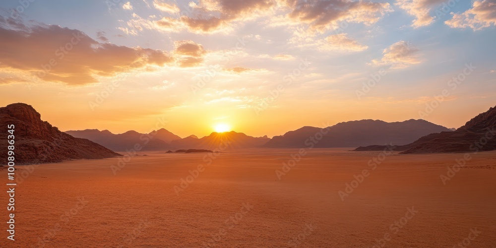 A stunning desert sunset, showcasing vibrant colors and distant mountains under a beautifully lit sky. A stunning desert sunset, showcasing vibrant colors and distant mountains under a beautifully lit sky.