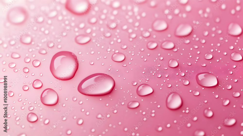 Pink Background with Water Droplets for Creative Use Pink Background with Water Droplets for Creative Use