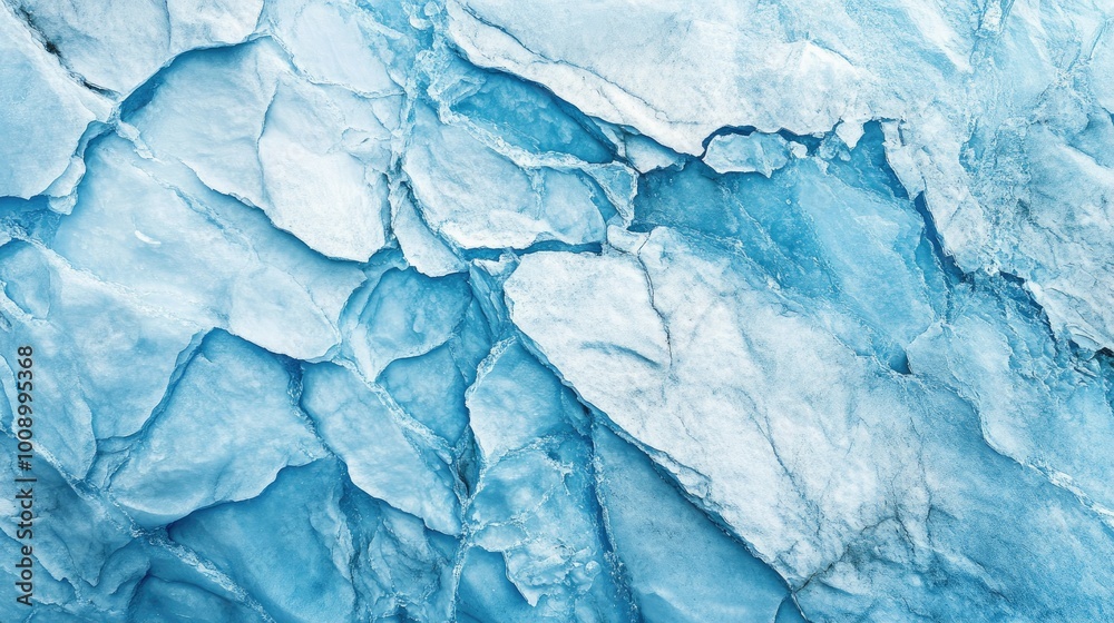 custom made wallpaper toronto digitalA close-up of a polar ice cap with visible cracks, symbolizing the fragile state of Earth's polar regions due to rising temperatures.