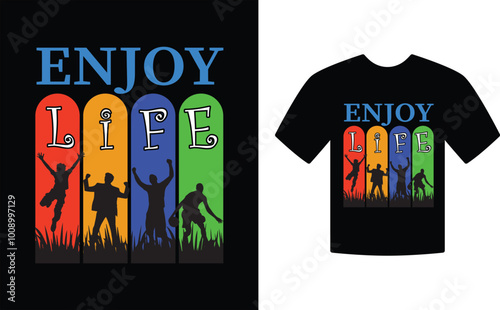 Enjoy t shirt vector  design 