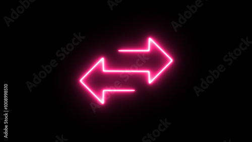 Data Transfer Trendy Thin Line Icon