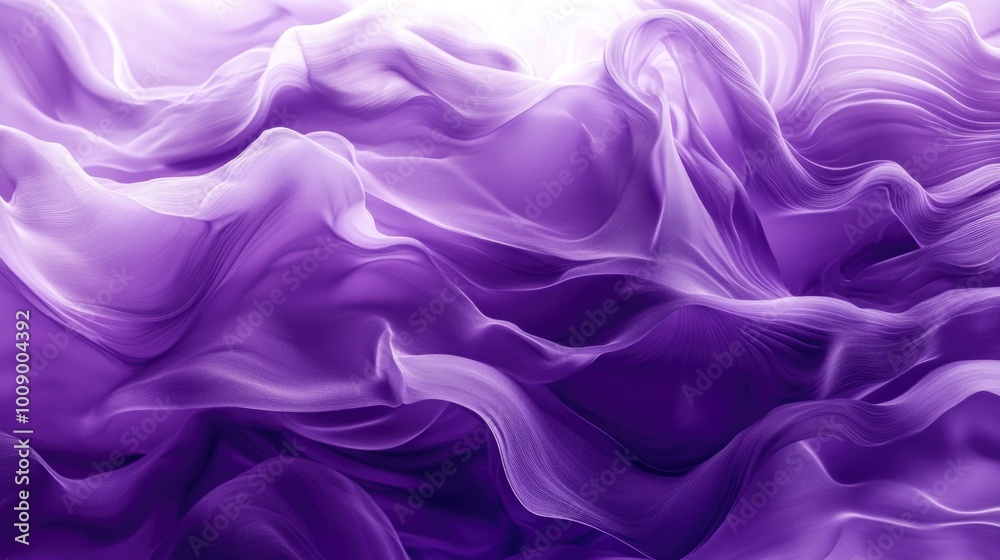 Obraz premium Purple Fabric Close Up