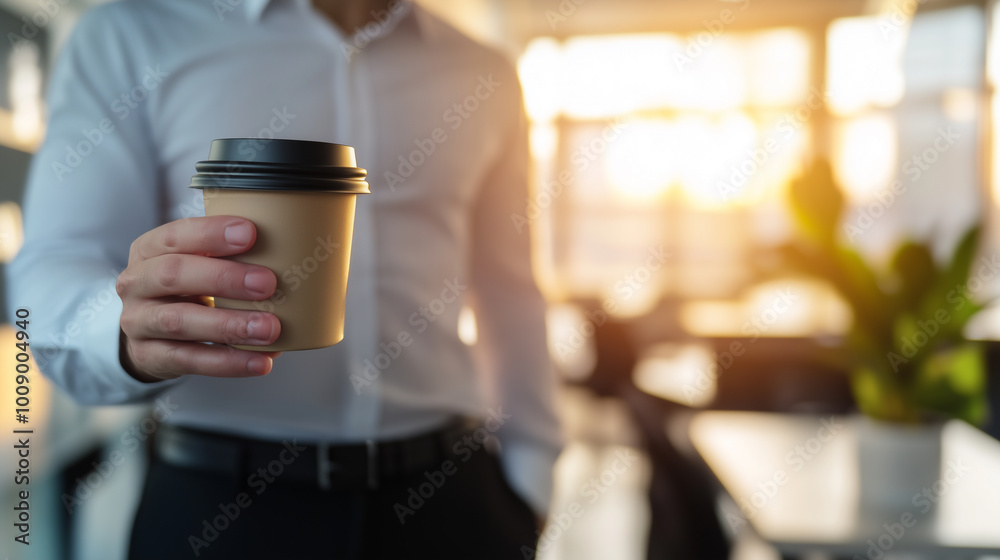 手に持たれたコーヒーカップ 手に持たれたコーヒーカップ