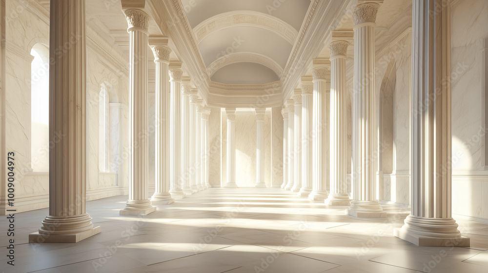 Fototapeta premium columns in the palace