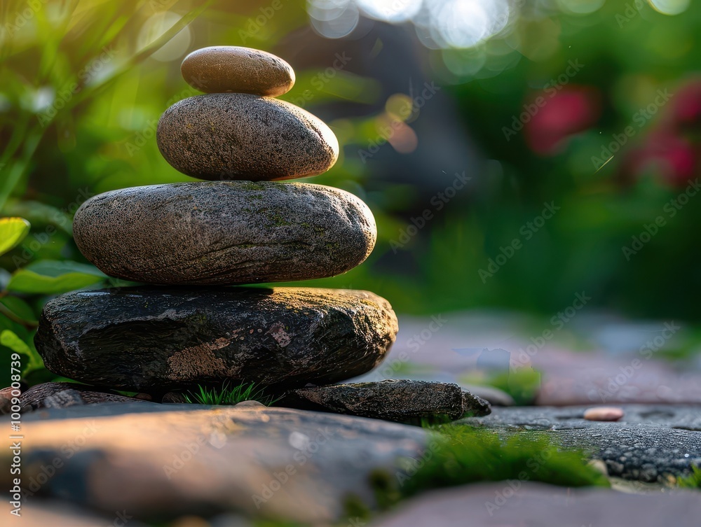 Meditation retreat in a serene setting, peaceful and relaxing, Zen, Soft greens, Photograph, Mindfulness Meditation retreat in a serene setting, peaceful and relaxing, Zen, Soft greens, Photograph, Mindfulness