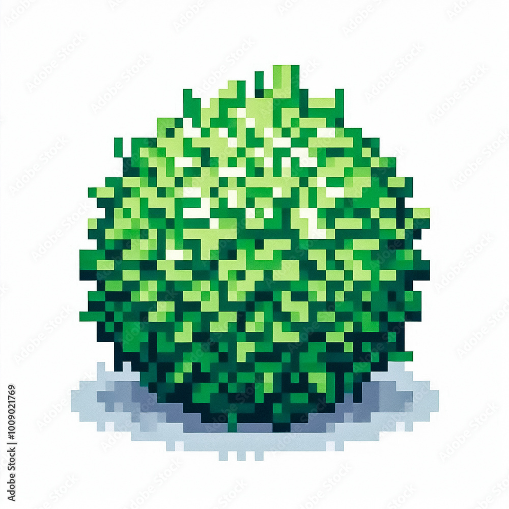 Obraz premium Illustration against light background with space for text, pixel art style