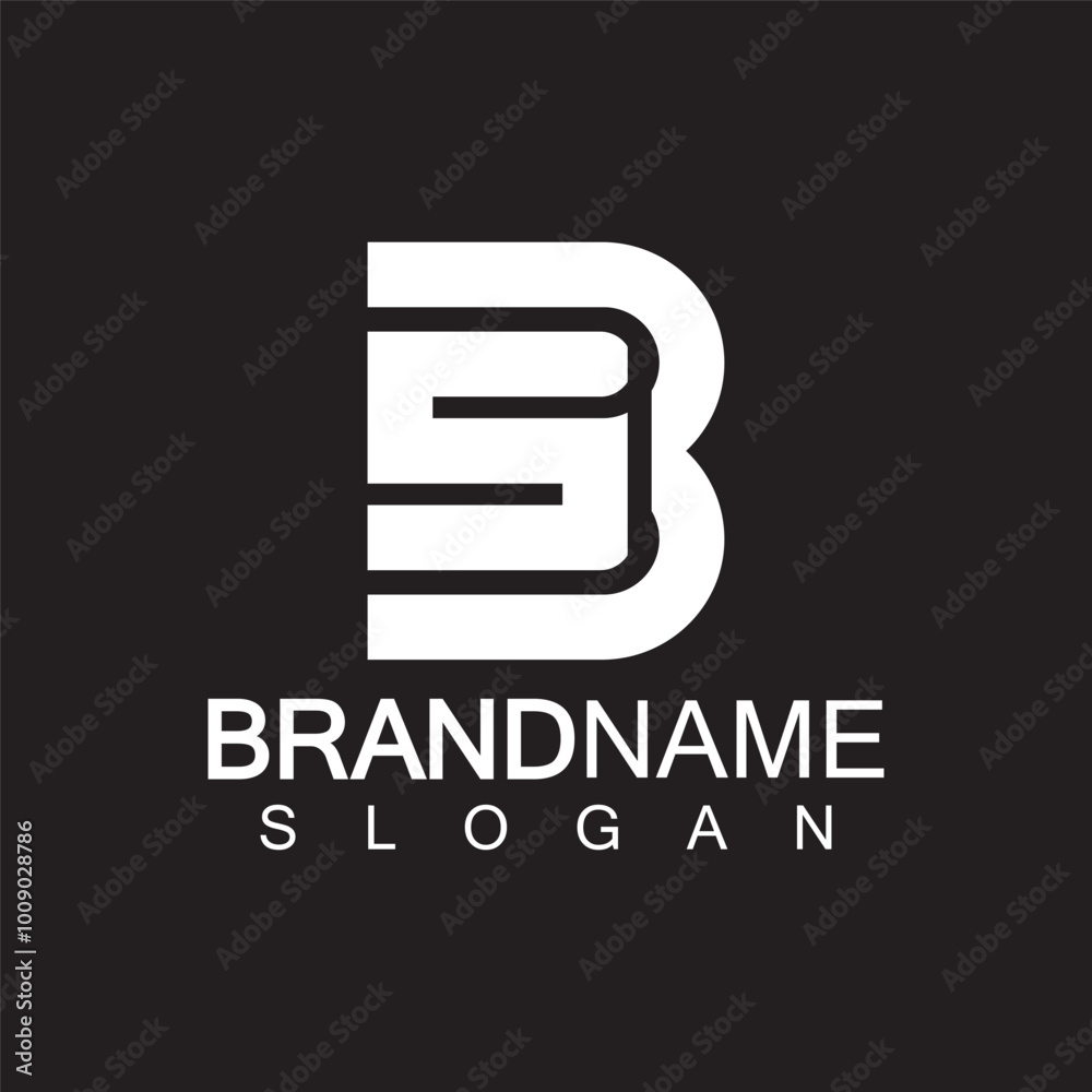 Alphabet Letters SB or BS logo design template Alphabet Letters SB or BS logo design template