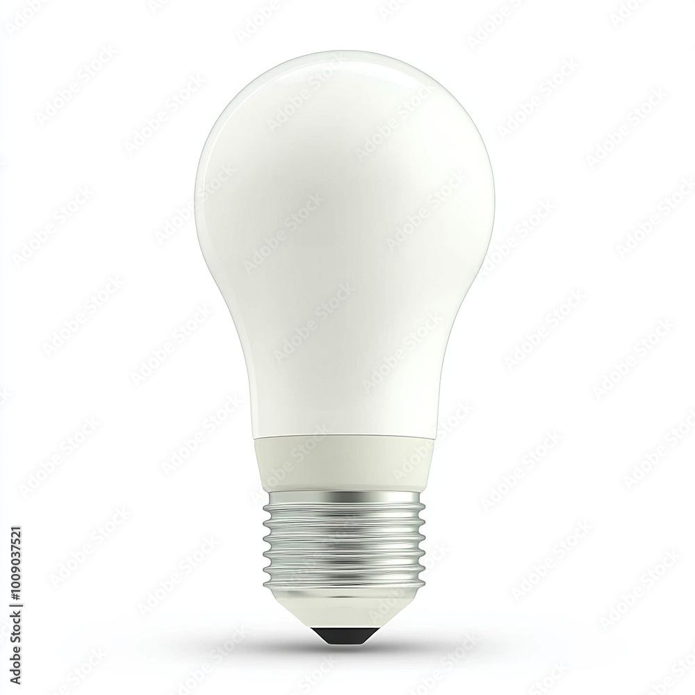 A standard light bulb designed for illuminating spaces. A standard light bulb designed for illuminating spaces.