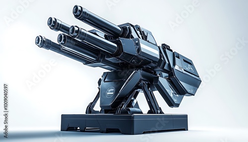 Futuristic Weapon System Render