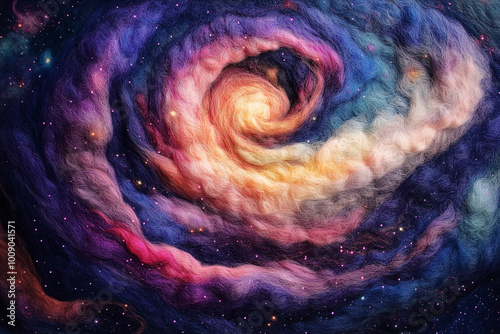 vortex cosmic nebula deep space galaxy