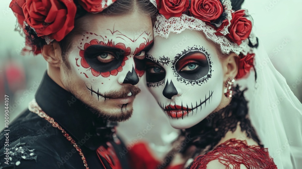Day of the Dead - Sugar Skull Makeup and Costumes Day of the Dead - Sugar Skull Makeup and Costumes
