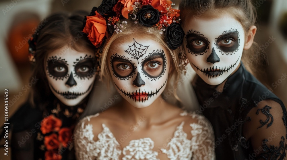 Day of the Dead - Sugar Skull Makeup and Costumes Day of the Dead - Sugar Skull Makeup and Costumes