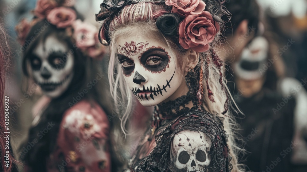 Day of the Dead - Sugar Skull Makeup and Costumes Day of the Dead - Sugar Skull Makeup and Costumes