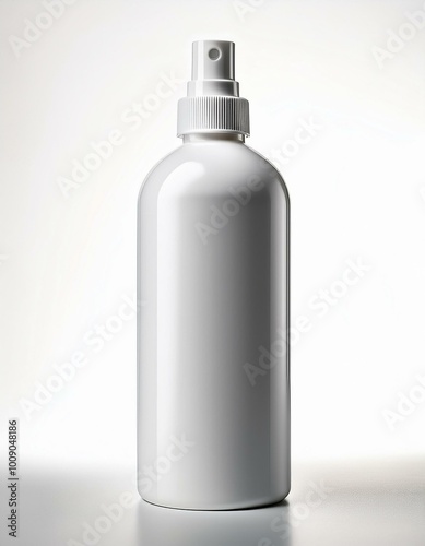 White spray bottle mockup