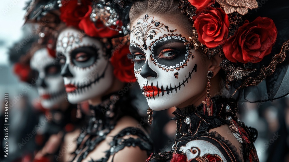 Day of the Dead - Sugar Skull Makeup and Costumes Day of the Dead - Sugar Skull Makeup and Costumes