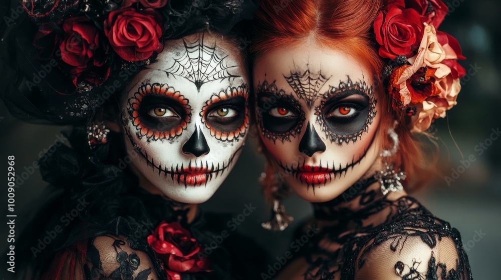 Day of the Dead - Sugar Skull Makeup and Costumes Day of the Dead - Sugar Skull Makeup and Costumes